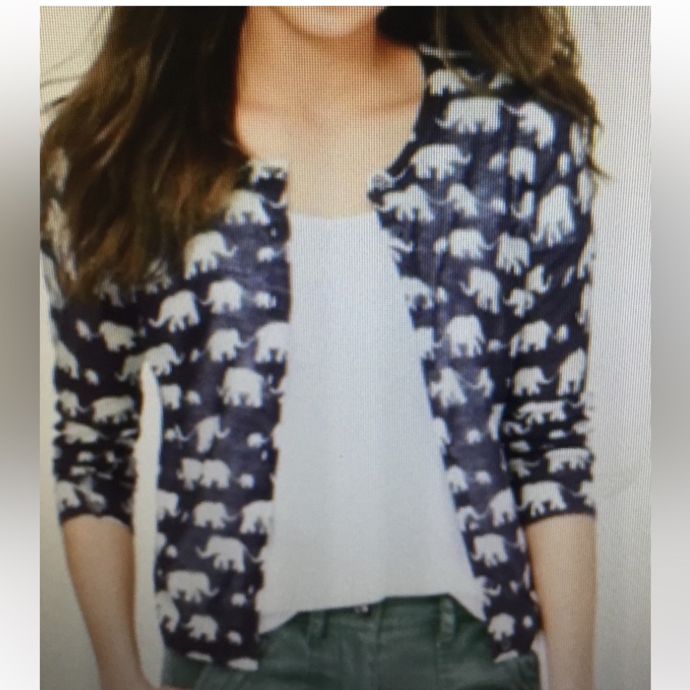 LOFT- Navy blue cardigan